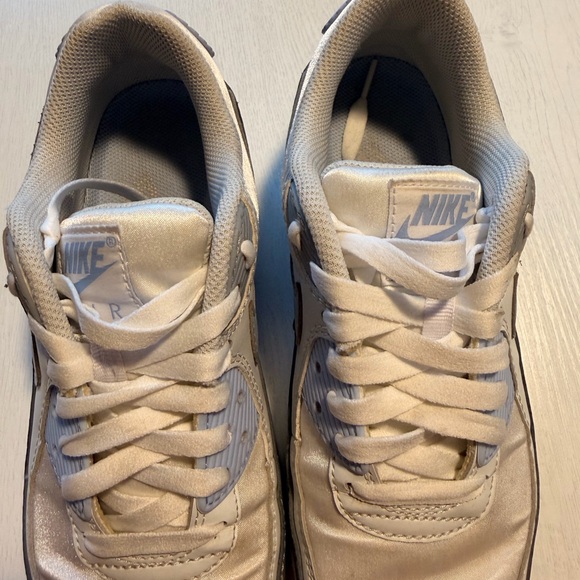 Nike Air Max 90 Blue, White and Gray Sneakers - Picture 2 of 4